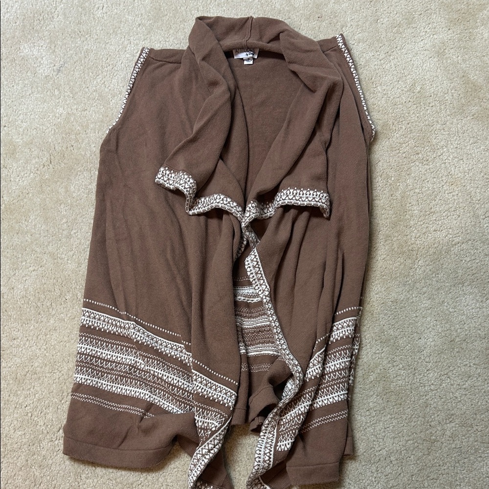 Attitudes by Renee Brown Open Front Cardigan